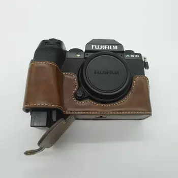 Camera Video Sac Jumătate Caz pentru Fujifilm Fuji XS10 XS-10 partea de Jos Cazul Cu Bateria de Deschidere