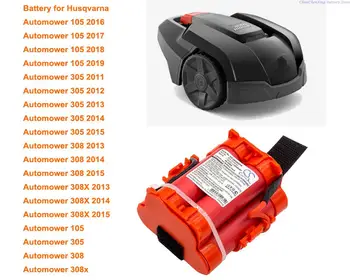 Cameron Sino 1500mAh/2500mAh Baterie masina de Tuns iarba pentru Husqvarna Automower 105,Automower 305,308,308 x,vă rugăm să verificați produsul anului