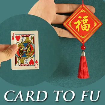 Card să Fu Trucuri Magice Prezis Card Modificări Chinez Fu Magia Magician Până Aproape de Strada Iluzii, Trucuri de Mentalism elemente de Recuzită