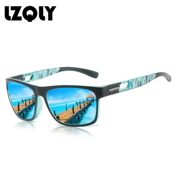 Clasic Vintage Square Polarizat ochelari de Soare Designer de Moda Ochelari de Soare de Conducere Călătorie de Pescuit ochelari de soare Negri UV400 Ochelari