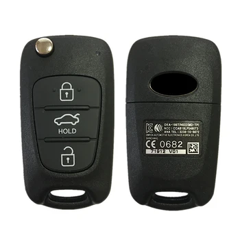 CN020068 Original Pentru perioada 2011-2013 Hyundai Elantra Flip Cheie de la Distanță 3 Butonul de 433Mhz FCCID OKA-168T / 95430-3X100