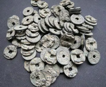 Colecta 100pc Chineză Monedă de Bronz China Dinastiei Vechi Antic Numerar în Valută