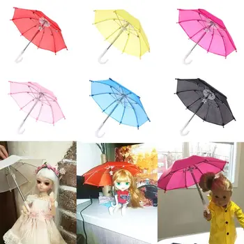 Colorat Mini Umbrela De Ploaie Pentru Blythe Papusa Americana 18 Inch Accesorii Papusa Baby Fotografie Elemente De Recuzită De Jucărie Pentru Copii