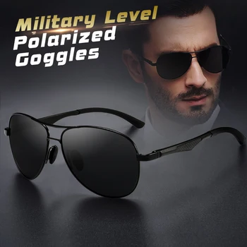 CoolPandas Design Clasic Pilot ochelari de Soare Polarizat Bărbați Moda Cadru de Aluminiu Femei Oglindă Ochelari de UV400 lentes de sol hombre