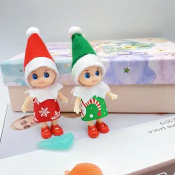 Copilul Elf Păpuși Cu Picioare Pantofi Baby Doll Elf Jucărie Cu Bratele Mobile Picioarele Crăciun Papusi Baby Elfi Papusa Desktop Decoratiuni