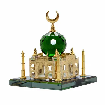 Cristal Taj Mahal Moschee Decor Acasă Musulman Parfum Ornamente Cadou De Masă Biserica Ustensile De