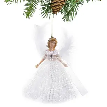 Crăciun Înger Pandantiv Agățat Îngeri Ornamente Pentru Pomul De Craciun Pomul De Crăciun Înger Topper Cu Aripi Manual De Vacanță Înger