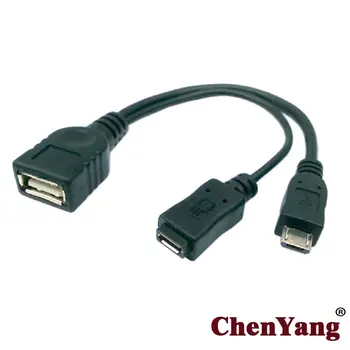 CY Zihan Micro USB Host OTG w Cablu de Alimentare Micro USB pentru i9100 N5100 i9300 I9500 N7100