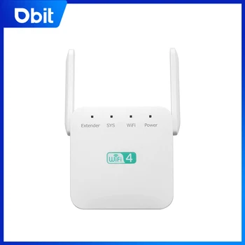 DBIT Repetor WIFI 300Mbps, 2.4 G Wireless Wifi Semnal de Expansiune Amplificator Booster, O cheie de Conexiune, 360° Acoperire a Rețelei