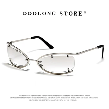 DDDLONG Moda Retro ochelari de Soare Femei Designer de Bărbați Ochelari de Soare Clasic Vintage UV400 în aer liber Nuante D184