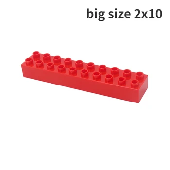 De Dimensiuni mari Caramida 2x10 3pcs/lot DIY Clasic de Educație Blocuri de Constructii Compatibile cu Lego Cărămizi Mari, Jucarii de Plastic pentru Copii