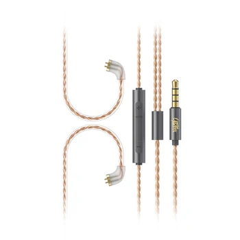 DE OM1 5N OFC Cablu Dedicat 2PIN Upgrade de Cablu utilizat pentru OM1 Whizzer HE03 cu Cablul de microfon se Aplică Original, Căști