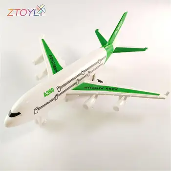 De Vânzare la cald 1buc Aer Model de Autobuz copii Copii Fashing Avion Avion de Pasageri Jucărie de Pasageri Model de culoare Aleatorii