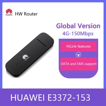 Deblocat HUAWEI E3372 E3372h-153 150Mpbs 4G LTE USB modem +2 BUC Antena e3372s-153