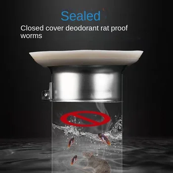 Deodorant Artefact 304 Din Oțel Inoxidabil Baie Miros Prevenirea Plug Toaletă Anti-Retur Anti-Miros Aparat Olita De Sens