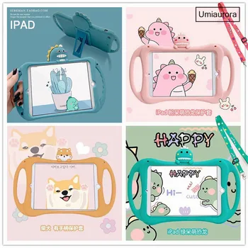 Desene animate pentru copii de Caz pentru iPad 7 8 9 10.2 Mini 5 6 9.7 2018 Aer 1 2 3 4 10.9 Pro 10.5 11 2021 Silicon Stand Tableta Acoperi Caz