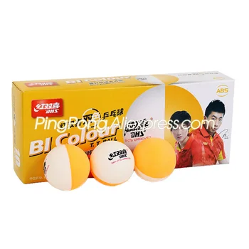 DHS BI Color / Culoare Dublă Minge de Tenis de Masa din Plastic ABS Originale DHS Mingi de Ping Pong