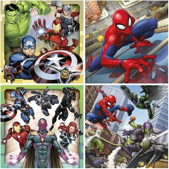 Diamant Pictura Desene animate Avengers Spider Man Complete Pătrat Rotund 5D DIY Broderie Cusatura Cruce Mozaic Decor Acasă Cadou Handmade