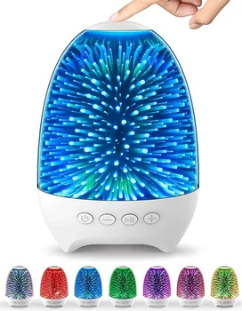 Difuzor Bluetooth Smart Touch Senzor de Artificii Noptiera Reîncărcabilă Tabelul de Culori RGB Lampa de Sunet Petrecere de Lux Lumini Led Wireless