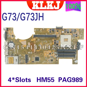 Dinzi G73 Laptop Placa de baza Pentru ASUS ROG G73JH G73J Placa de baza loc de masă HM55 4xSlots PAG 989 DDR3 100% de Lucru Bine