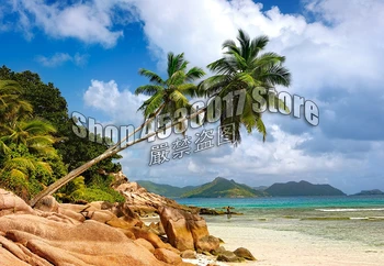 DIY complet 5D Diamant Pictura Plajă Secretă, Seychelles Peisaj Ocean cruciulițe Diamant Broderie Mozaic Decor Acasă Cadouri