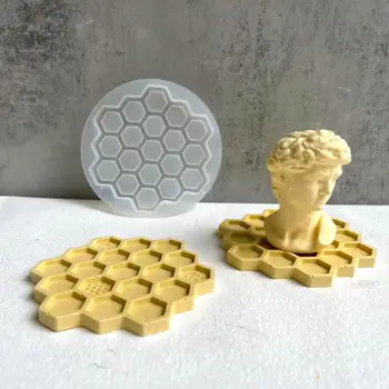DIY Cristal Rășină Epoxidică Coaster Mucegai de Albine Coaster Cutie de Depozitare Fagure de miere Coaster Masă Mucegai Silicon Cutie de Depozitare Mucegai