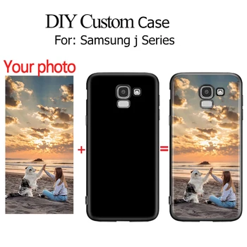 DIY personalizate Personalizate Silicon Cover pentru Samsung Galaxy J8 J2 J3 J4 J5 J6 J7 Plus Core 2018 2017 2016 Prime Duo Caz de Telefon