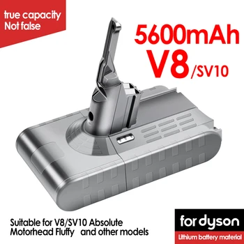 Dyson V8 V7 Aspirator Baterie SV10 5000mAh 21.6 V Full/Pufos/Animale de Curățare a Bateriei și 4.0 mAh Înlocuire Baterie Li-Ion