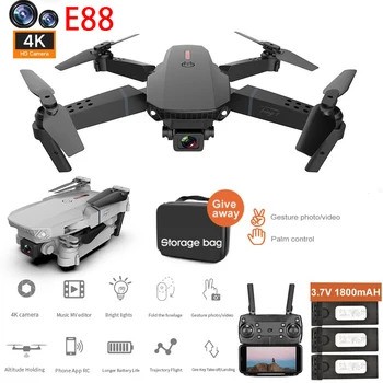 E88 Profesionale Mini WIFI HD 4k cu Drona Cu Camera de Inalta Modul Hold Pliabil Avion RC Elicopter Pro Dron Jucării Drone Quadcopter