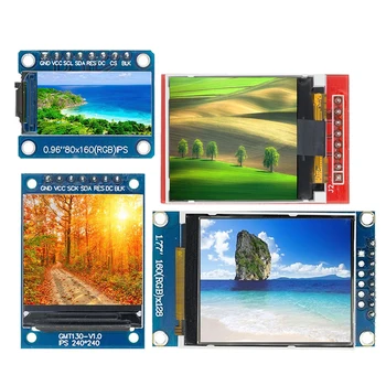 Ecran TFT 0.96/1.3/1.44/1.77/1.8 inch IPS 7P SPI HD 65K Full Color LCD Module ST7735 Conduce IC 80*160 (Nu OLED) Pentru Arduino
