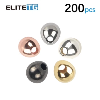 Elite TG 200PCS de 2.3 mm 3.8 mm Margele Multicolore Off-set de Tungsten Margele Lacrimă Forma Jig Margele de Pescuit Fly Tying Momeală de Pescuit