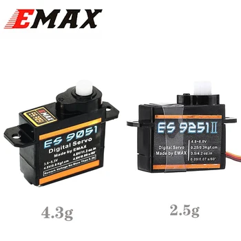 EMAX ES9051 ES9251 4.3 g / 2,5 g Digital Servo Plastic cutie de Viteze 0,8 kg Cuplu pentru 3D F3P Avioane en-Gros Dropship