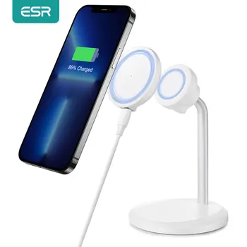 ESR pentru MagSafe Încărcător Detașabil Încărcător pentru iPhone 13 Pro pentru iPhone 12 Pro Max Magnetic Wireless de Încărcare Desktop Pad Stand