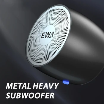 Ewa-a103 Mini Difuzor Bluetooth Portabil în aer liber Masina Ultra Heavy Bass Difuzor rezistent la apă fără Fir Lung de Așteptare