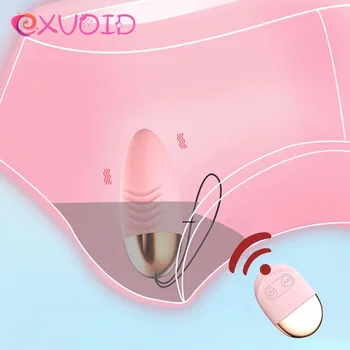 EXVOID la Distanță Ou Vibrator Invizibil Portabil Vibratoare pentru Femei Adulte Jucarii Sexuale pentru Femei pentru Orgasm Stimulator punctul G Masaj