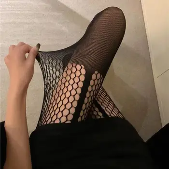 Femei Sexy Club Slăbire Picioare Perfecte Plasă de Colanti cu Talie Înaltă Corpul Gotice Ciorapi de Plasă de Nailon Chilot Doamnelor GF Cadouri