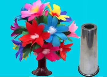 Flori Botania Trucuri Magice Pentru Magician Profesionist Etapă Cilindru Care Apar Flori Bush Comedie Iluzie