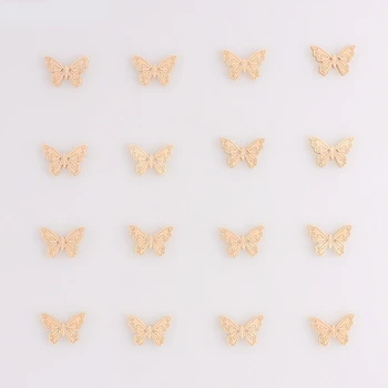 Fluture de Lemn Butoane Butoane de Cusut pentru Scrapbooking Meserii Manual din Lemn de Butonul de Home Decor Accesorii DIY E