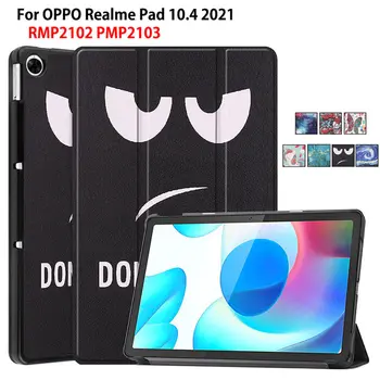 Funda Acoperire pentru Realme Pad 10.4 2021 Tri-fold Tableta Caz RMP2102 RMP2103 Flip Shell pentru OPPO Realme Pad 10.4 inch Comprimat Caz