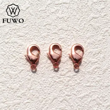 FUWO Crescut de Culoare de Aur Placat cu Alamă Homar Cleme de Conectare cu Cleme de Bijuterii de Înaltă Calitate Accesorii Pentru BRICOLAJ Face B003 6*10mm
