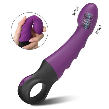 G Spot Vibrator Rabbit Vibrator pentru Femei Dual Vibration Silicon rezistent la apa Vagin, Clitoris Masaj Jucarii Sexuale pentru Adulti 18