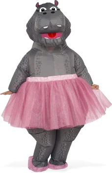 Gonflabile Hipopotam Adult Mascota Dimensiuni Costume Gonflabile