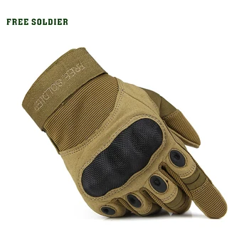 GRATUIT SOLDAT sport în aer liber militare tactice bărbați mănuși de protecție armura completă deget, mănuși pentru echitație drumeții, alpinism de formare
