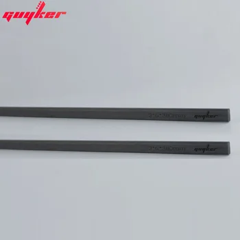 Guyker 2 buc Fibra de Carbon Gât Tije 3mmX6mmX380mm/450mm Chitara Chitara de Gât Rigidizare pentru Instrumente cu Corzi