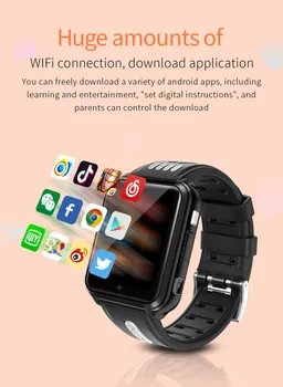 H1 4G, GPS, Wifi locație Student/Copii Ceas Inteligent sistem android app instala Bluetooth Smartwatch Cartela SIM Android 9.0