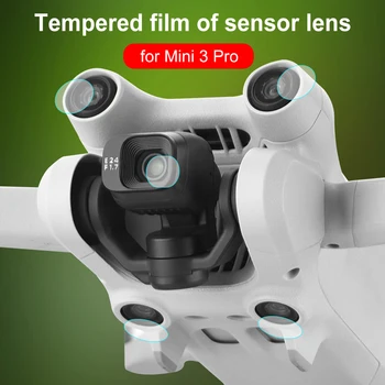 HD Folie de Protectie Anti-Scratch Sticla Senzorului de Ochelari de Protecție Drone Accesorii Anti-Bump Kituri pentru DJI Mini 3 Pro
