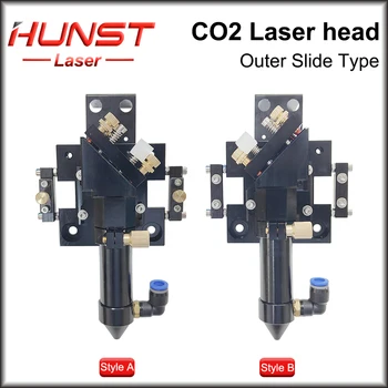 Hunst CO2 Exterior Feroviar Capul Laser pentru Dia.20mm FL 50.8/63.5/101.6 mm Lentilă D25mm Oglinda Exterioara Tip Slider cu Aer Ajuta Duza