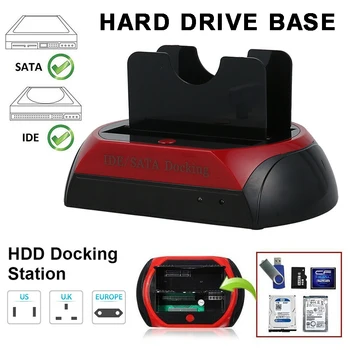 IDE SATA HDD Extern Cutie de Hard Disk Enclosure USB 2.0 la IDE+SATA HDD Docking 2.5