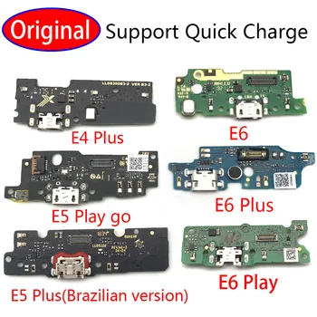 Incarcator USB de Încărcare de Andocare Port Conector de Cablu Flex Pentru Moto E4 E5 Juca E6 E7 Plus Joace E3 E4T Cu Microfon