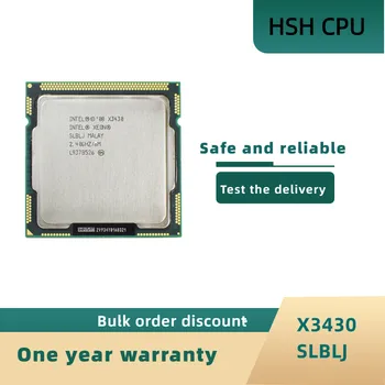 Intel Xeon X3430 (8M Cache, 2.40 GHz) LGA1156 Desktop CPU 100% de lucru în mod corespunzător Procesor Desktop